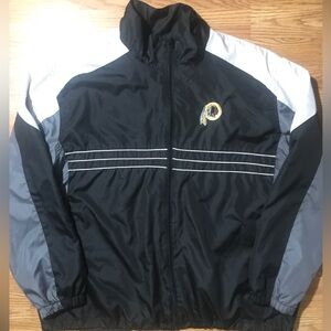 Vintage 2000s Reebok SI Washington Redskins Zip up Windbreaker Jacket XXL